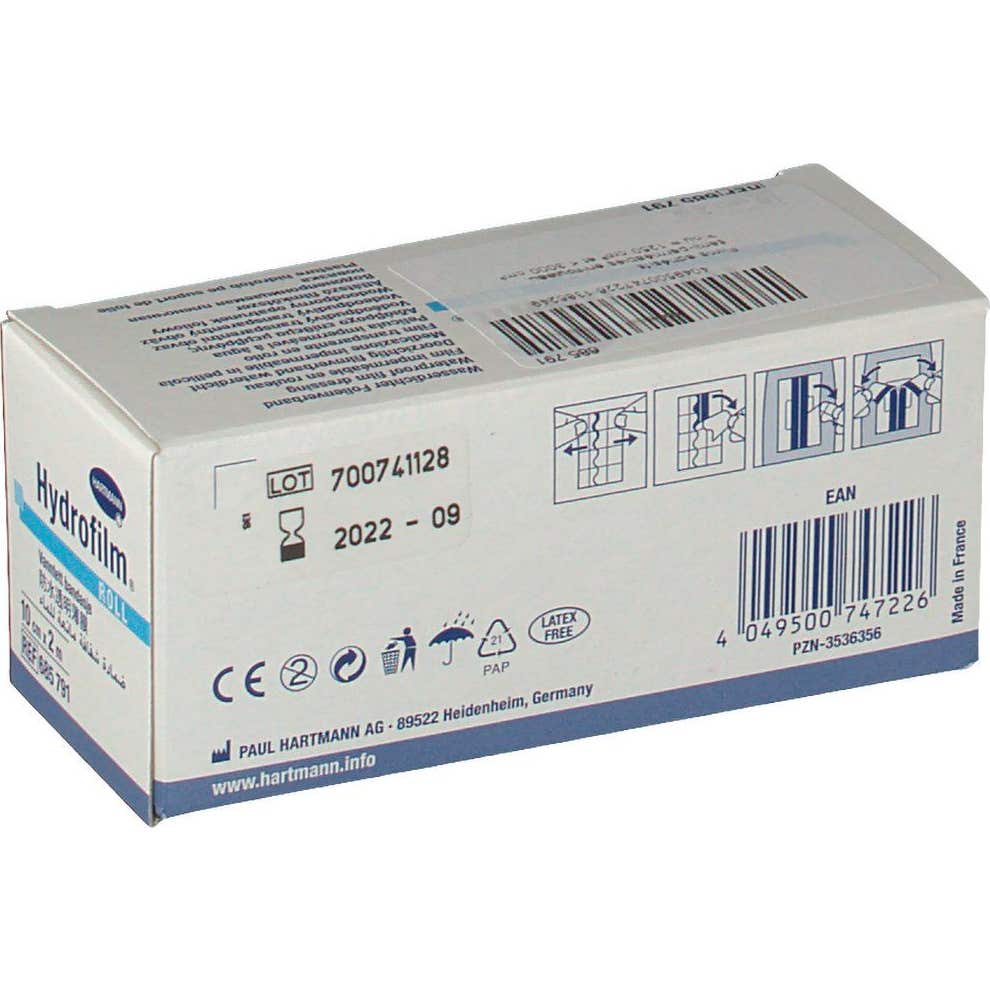 Hydrofilm Roll Pansement Transparent 10cmx2m Hydrofilm Roll Pansement Transparent 10cmx2m