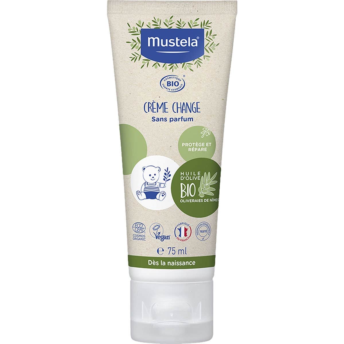 Mustela Crème Change Sans Parfum Bio 75ml
