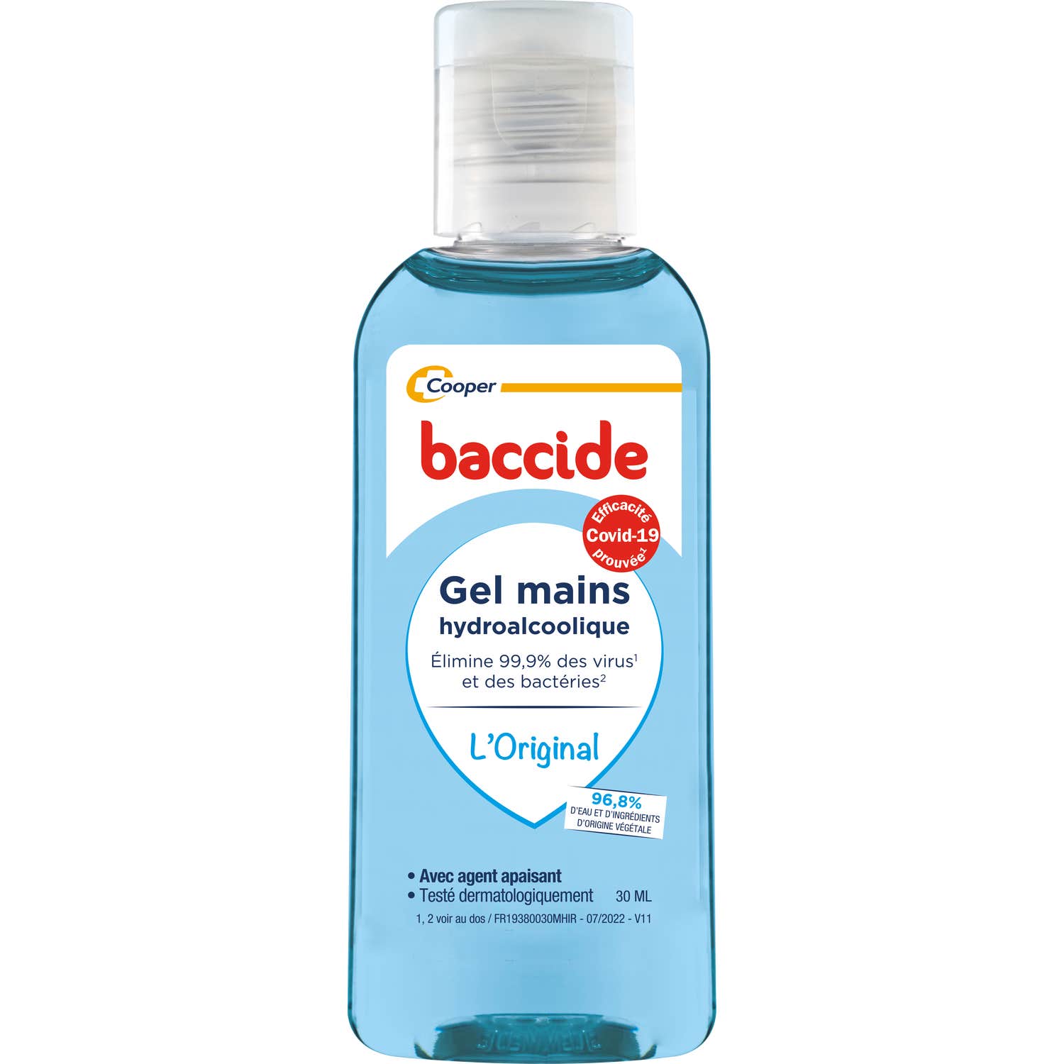 Baccide Gel Mains Hydroalcoolique L'Original 30ml