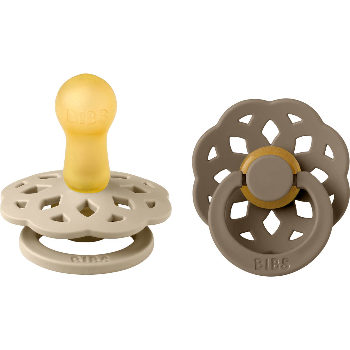 Bibs Boheme Vanilla Dark Oak 6-12m 2uts