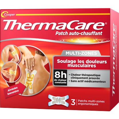 ThermaCare Patch Auto-Chauffant Multi-Zones 3 Unités
