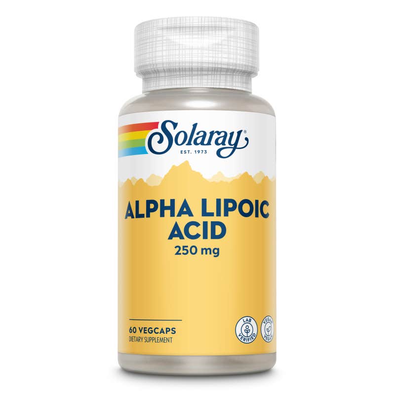 Acide Lipoïque Alpha Solaray 250mg 60caps