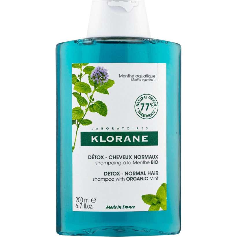 Klorane Détox Shampooing À La Menthe Bio 200ml
