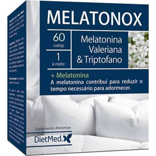 DietMed Melatonox Melatonin Valerian &amp Tryptophan 60comp