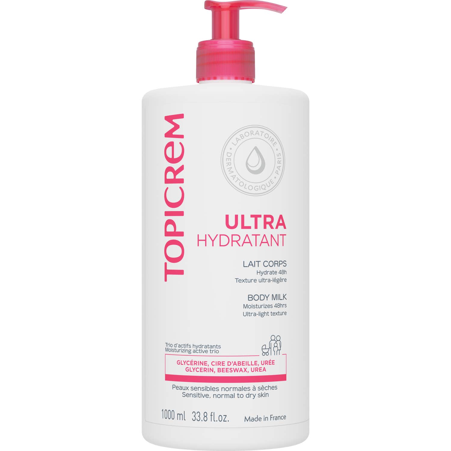 Topicrem Ultra Hydratant Lait Corps 1l