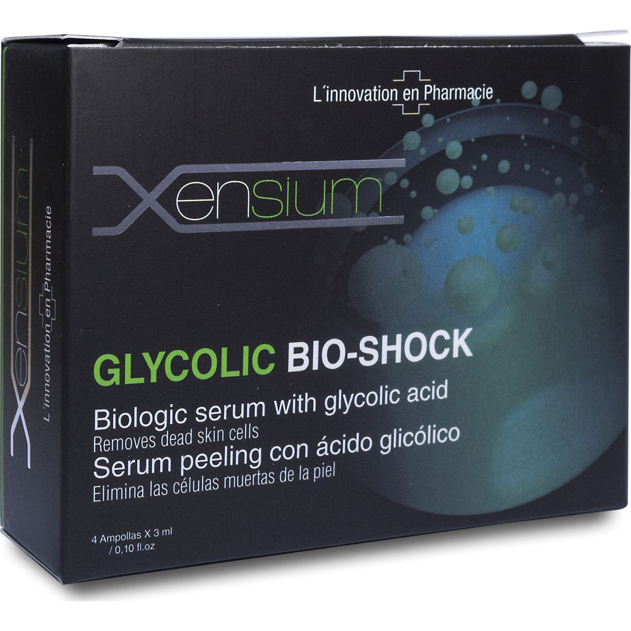 Xensium Bio-shock Glycolic 4 Ampoules X 3 ml X 3 ml