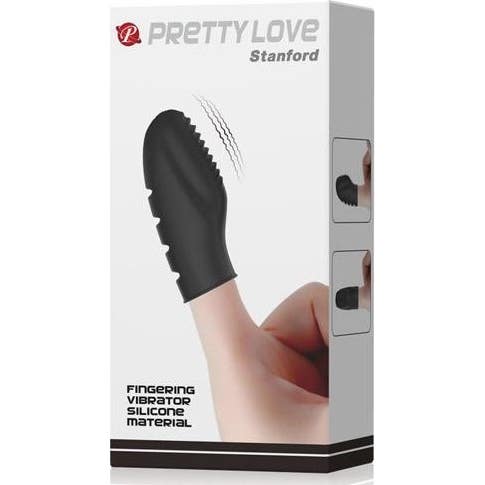Joli dé à coudre d'amour avec vibration Stanford noir 1pc