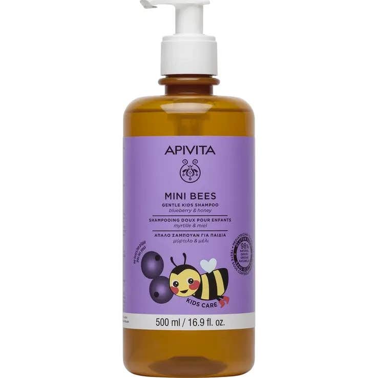 Apivita Kids Mini Bees Shampooing Miel Myrtille 500ml