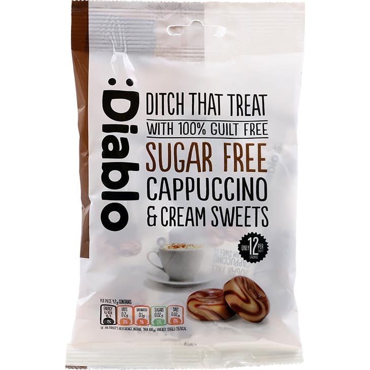 :Diablo Cappuccino And Cream Sweets Candy 75G