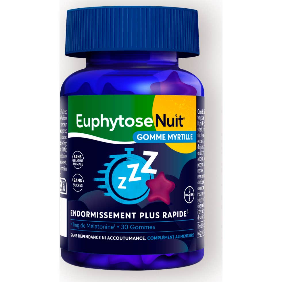 Euphytose Nuit Myrtille 30 Gommes