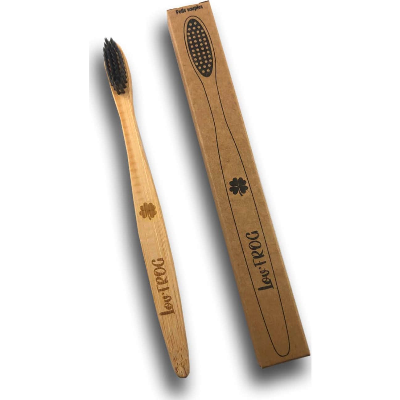 Lov'Frog Brosse À Dents Charbon Bambou Enfant 1 Unité