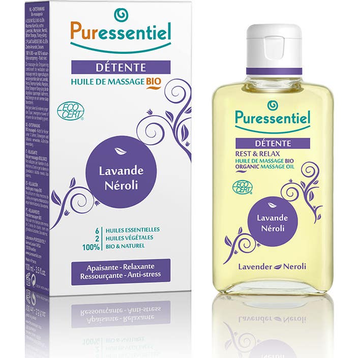 Puressentiel Détente Huile De Massage Bio 100ml