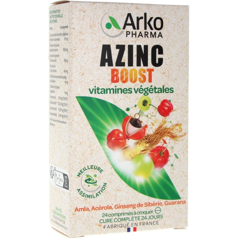 Arkopharma Azinc Boost 24comp