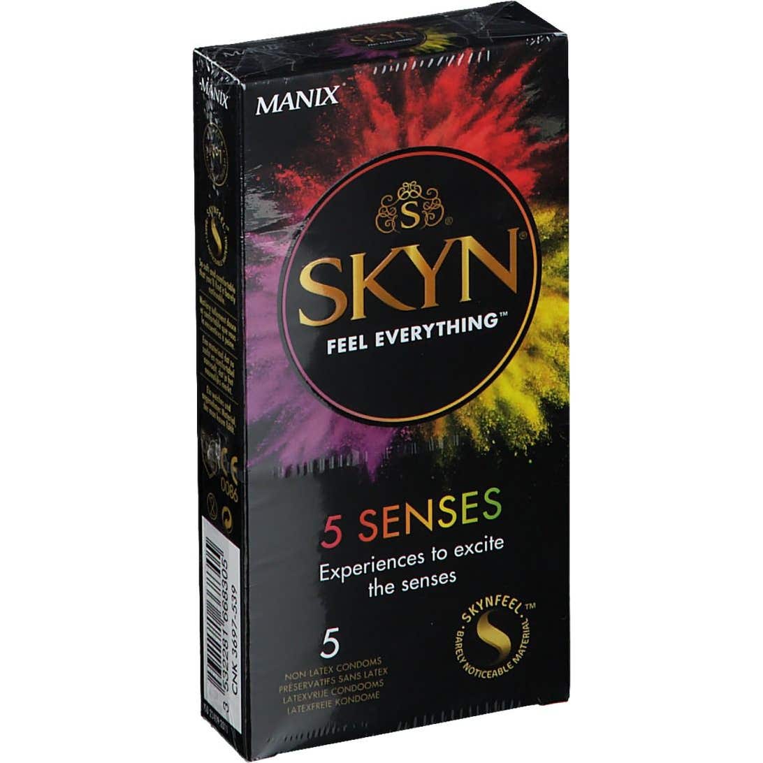 Manix Skyn 5 Sens Boite De 5 Preservatifs Sans Latex