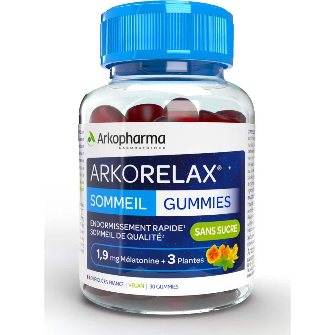 Arkopharma Arkorelax Sommeil Gummies Sans Sucre 30uts