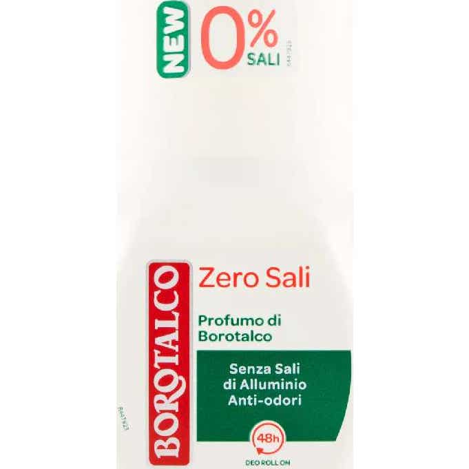Borotalco Zero Sali Deodorant Roll On 50Ml