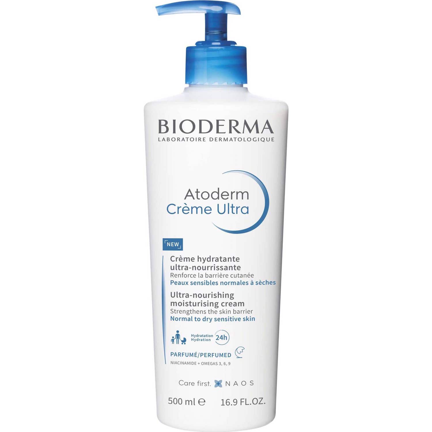 Bioderma Atoderm Ultra Crème Hydratante Ultra-Nourrissante 500ml