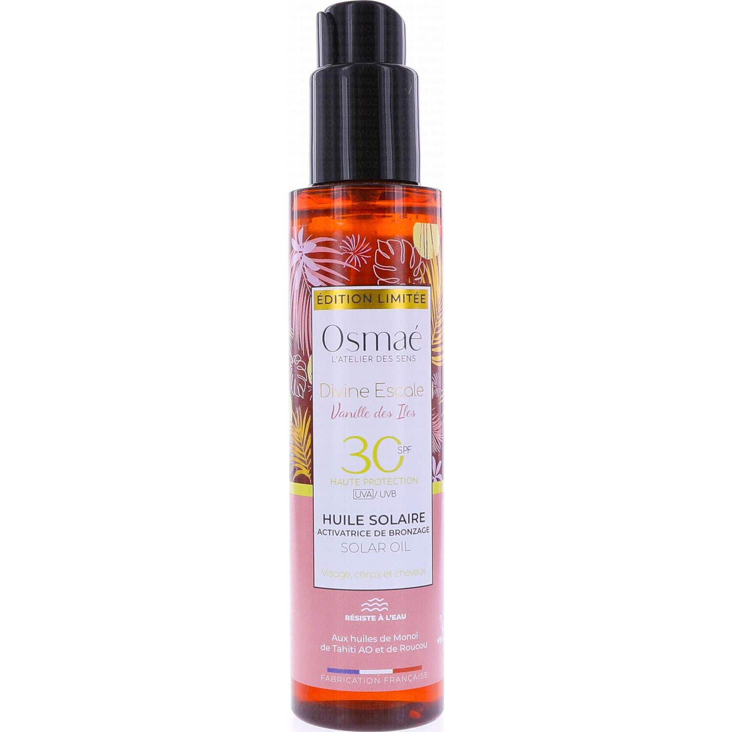 Osmaé Divine Escale Huile Solaire SPF30 Activatrice De Bronzage 150ml