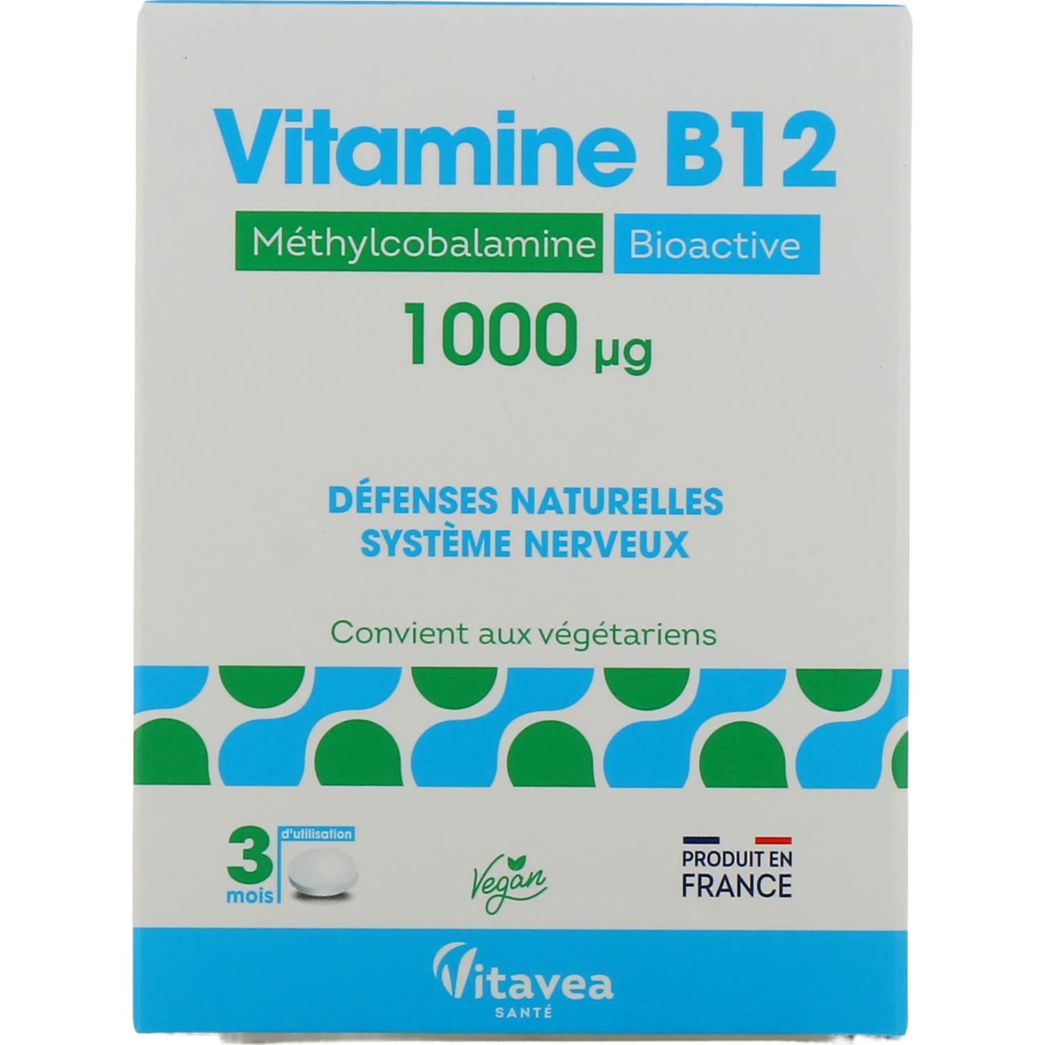 Vitavéa Vitamine B12 1000mg 90 Comprimés