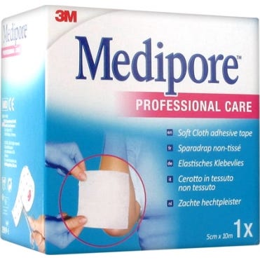 Filet Medipore pour la fixation des pansements 10m X 5cm