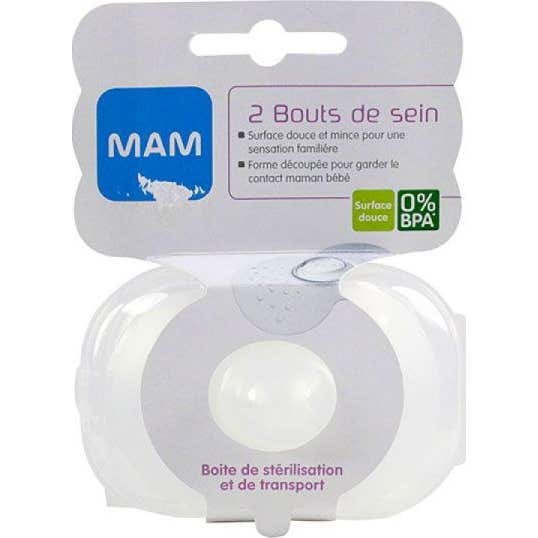 Mam Bout Sein Silicone Taille L 2uts