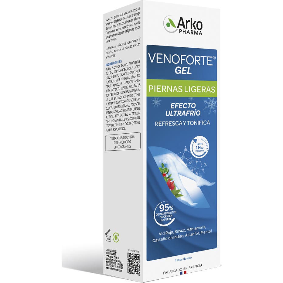 Arkopharma Venoforte Jambes légères Gel Effet Froid 150 ml