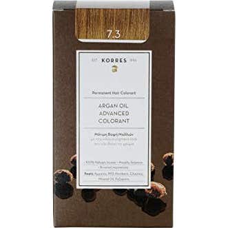Korres Coloration Permanente Huile D'Argan Blond Doré 7.3