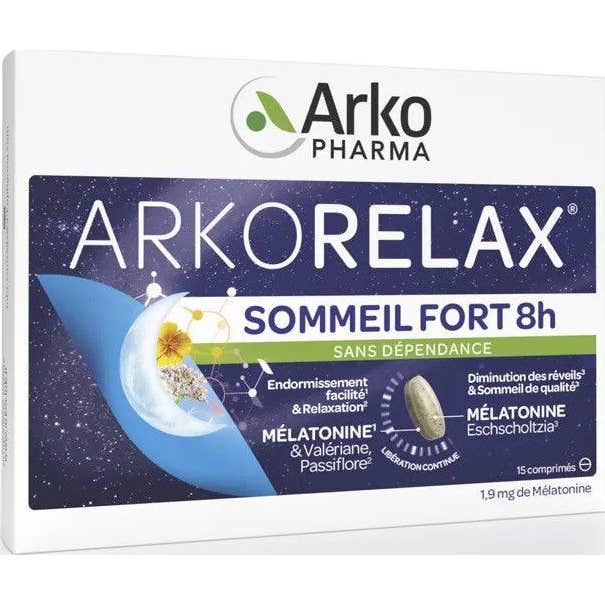 Arkopharma Arkorelax Sommeil Fort 15 Comprimés
