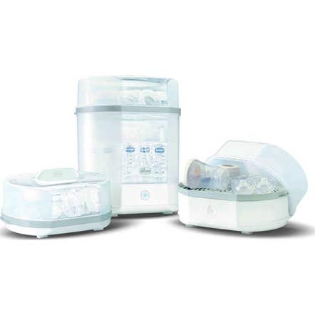 Chicco Set Biberones de Stérilisateur à Vapeur