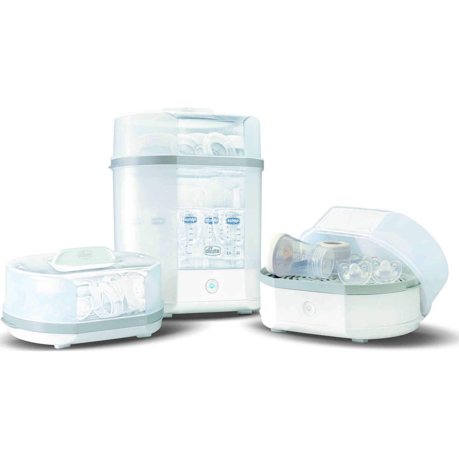 Chicco Set Biberones de Stérilisateur à Vapeur