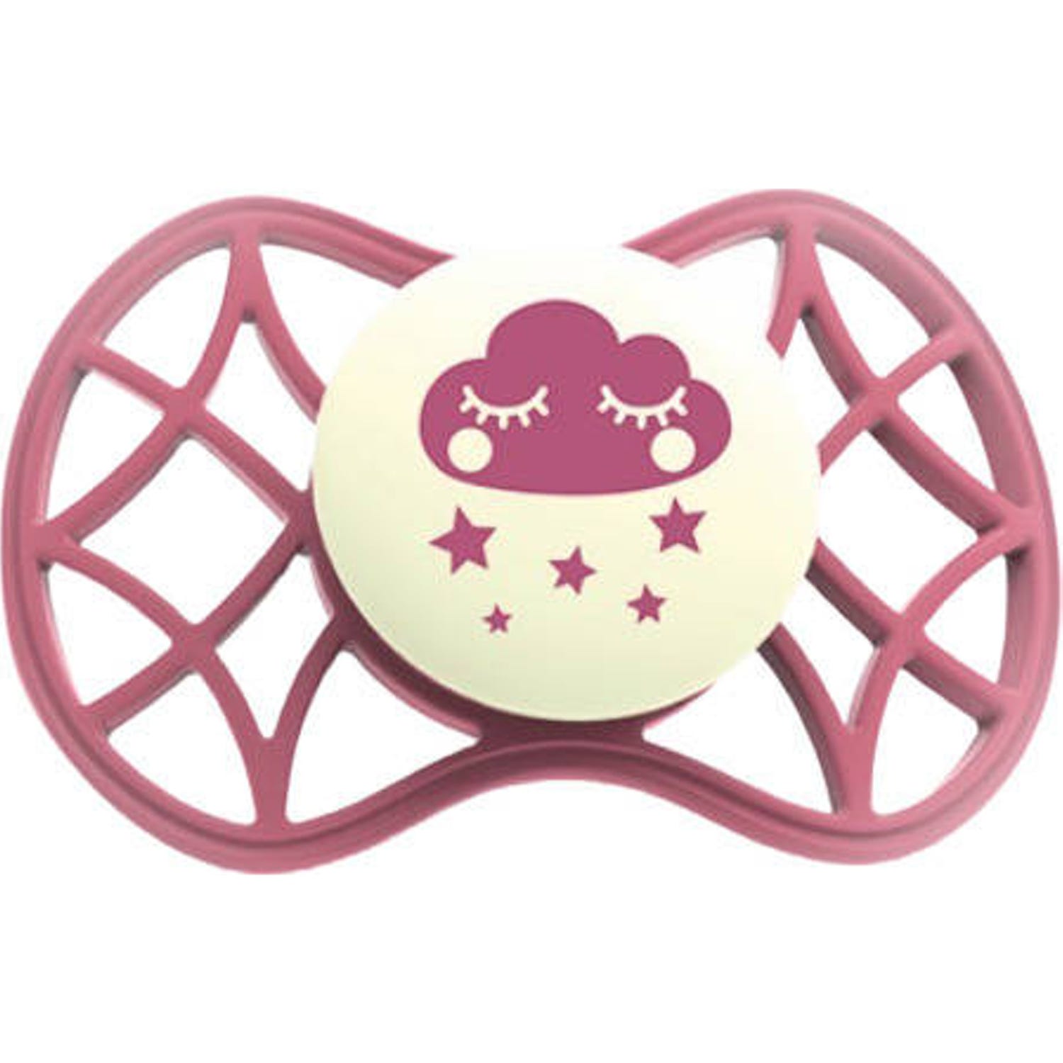 Nuvita Sucette Tétine Symétrique 0M+ Glow Spiced Apple 1 Unité