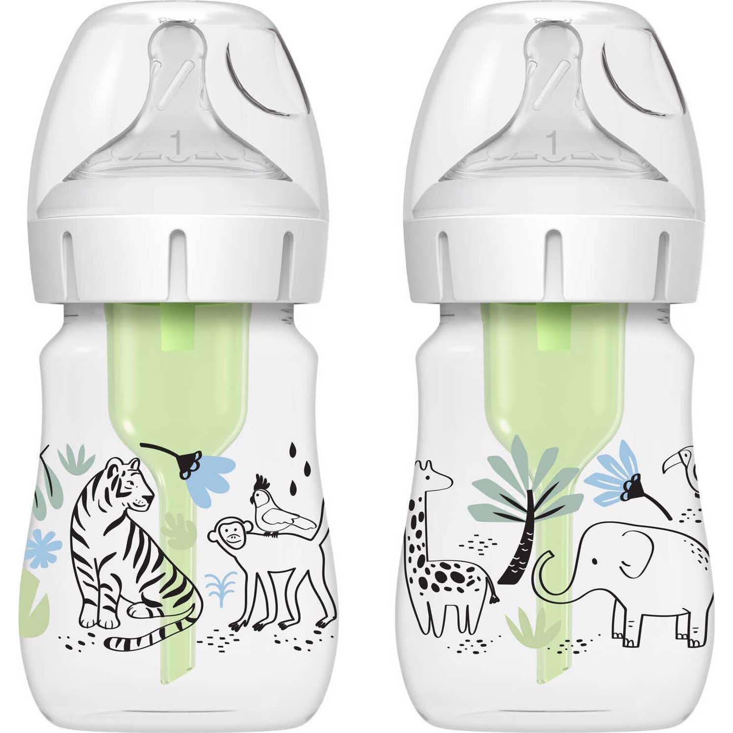 Dr. Brown'S Pack Options+ Biberón Boca Ancha Selva Pp 2uds