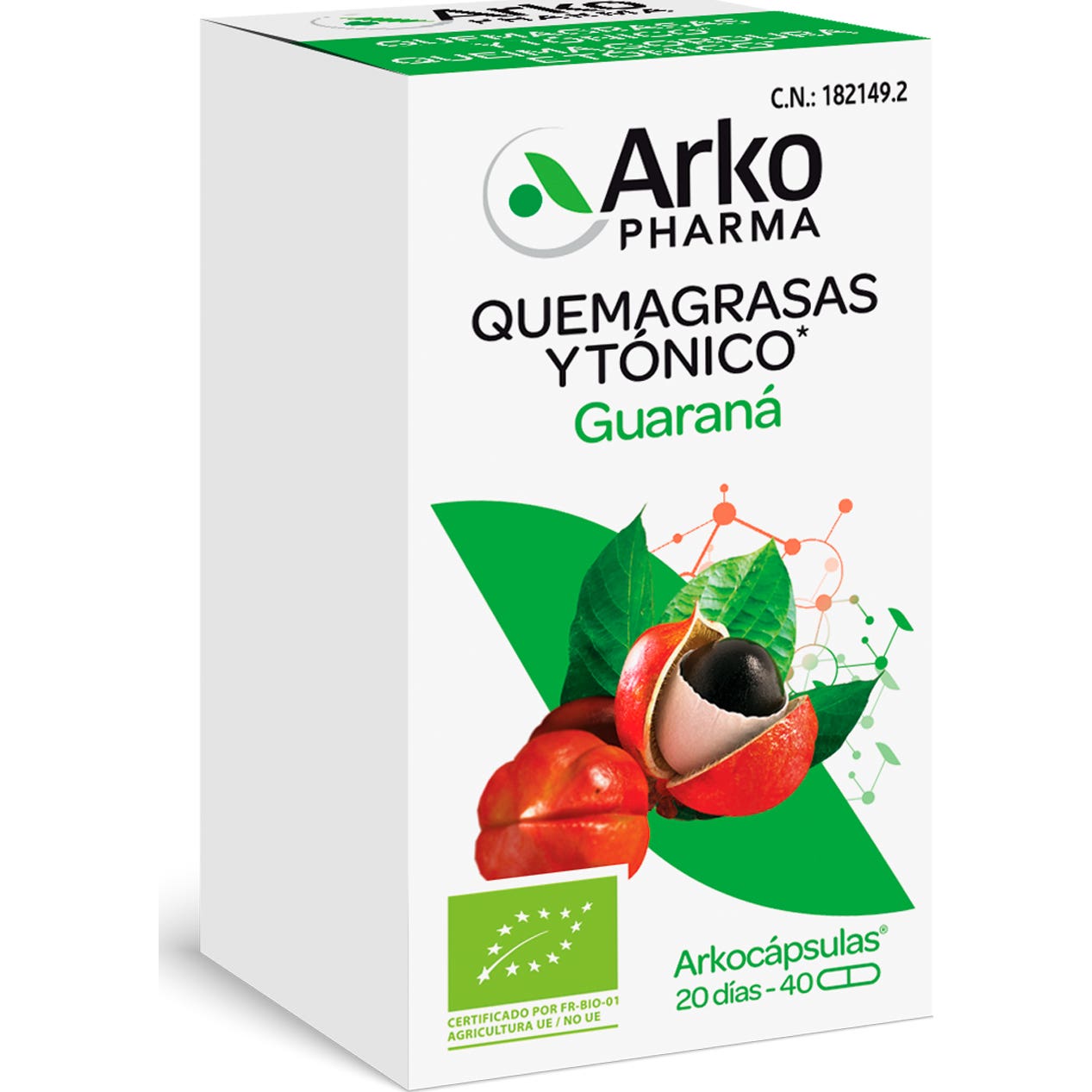 Arkopharma Arkogélules Guarana BIO 40 gélules
