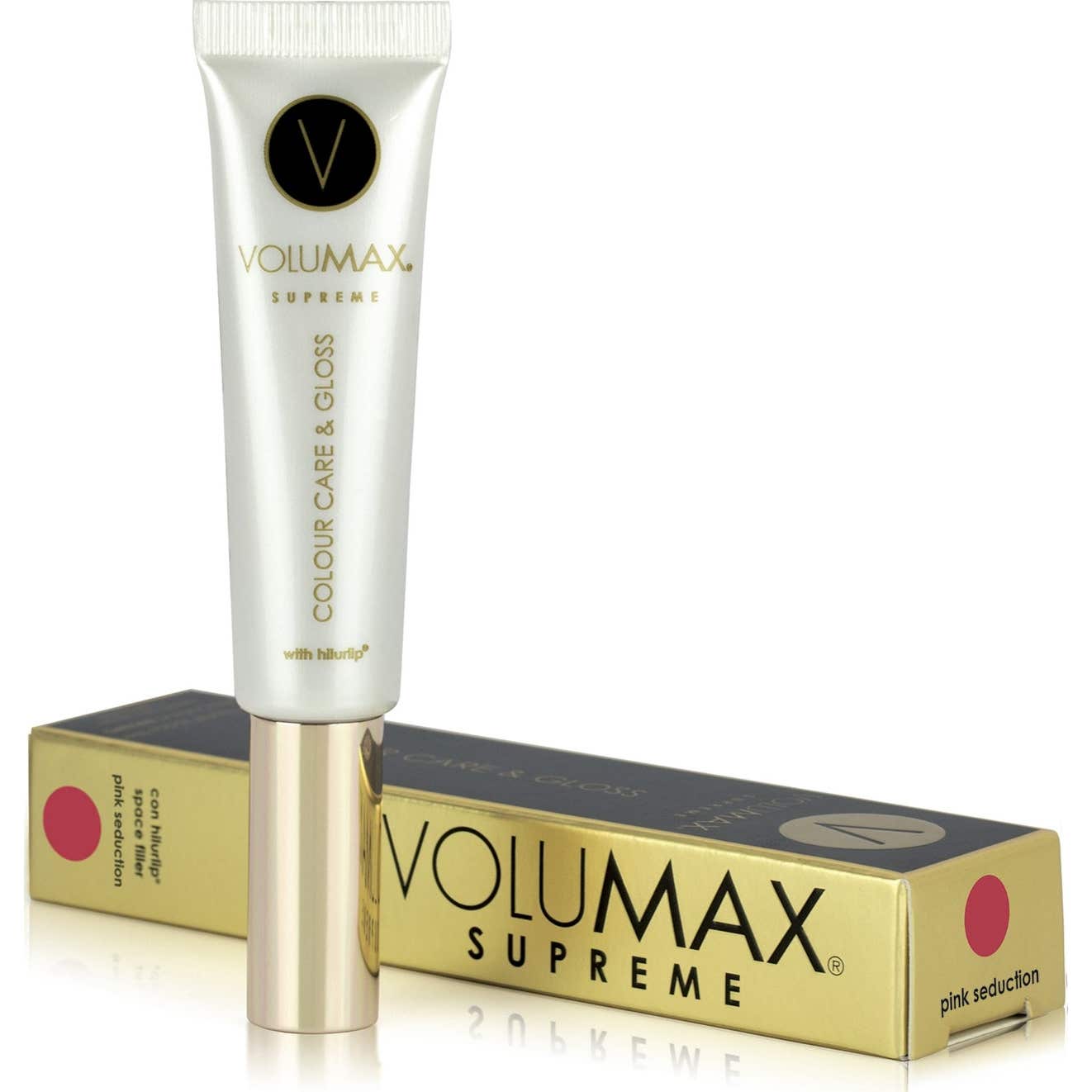 Volumax Supreme Colour Care & Gloss baume à lèvres séduction rose 15ml