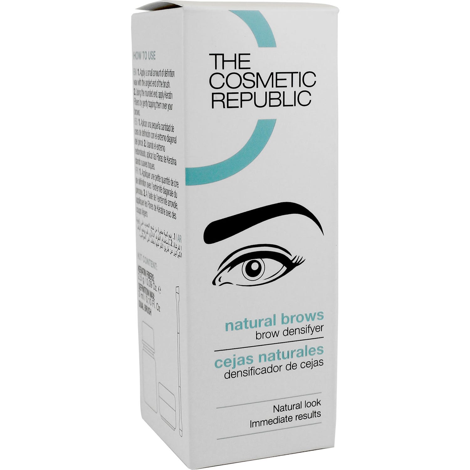 THE COSMETIC REPUBLIC  Keratin Browsers brun fonc&eacute; 1 kit