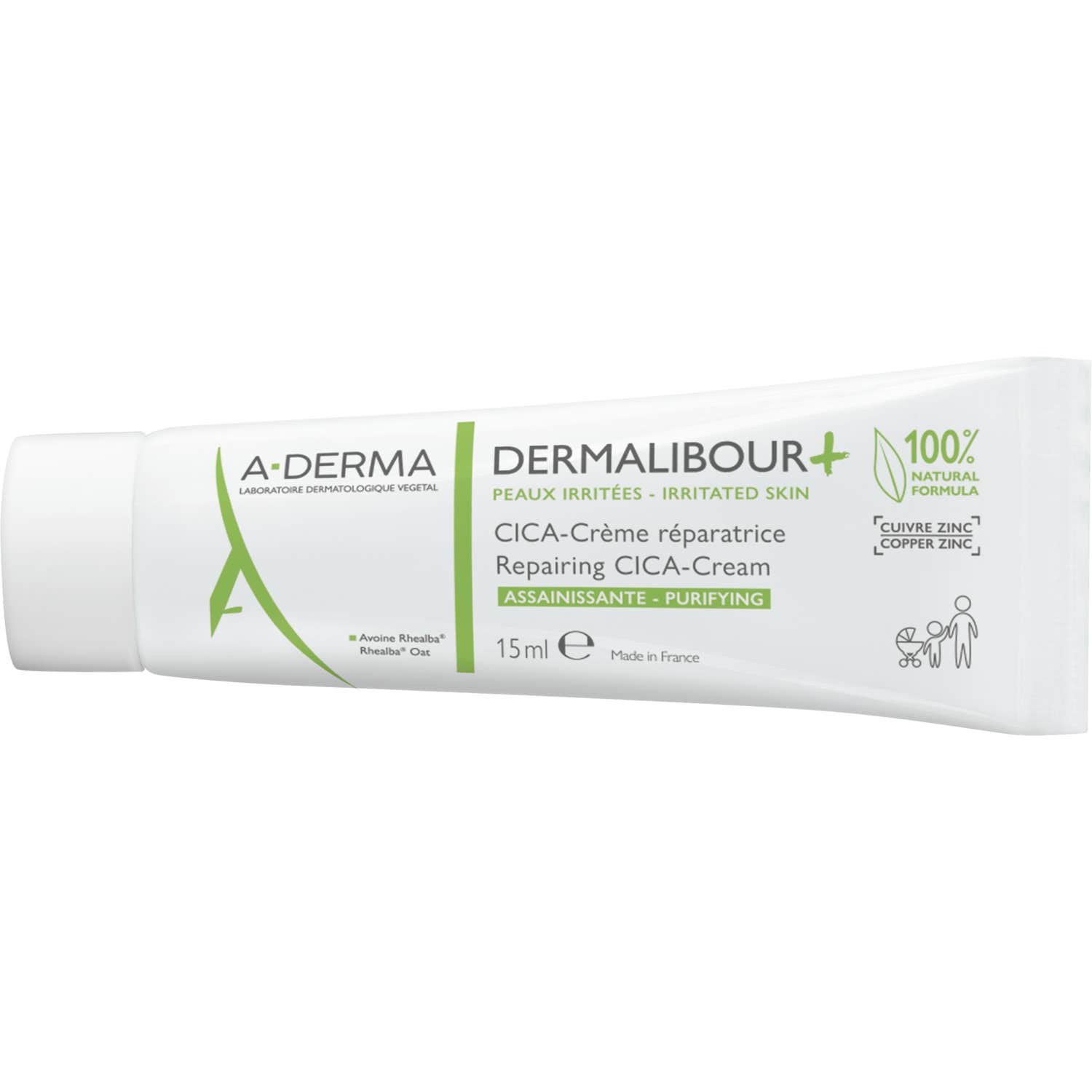 A-Derma Dermalibour+ CICA Crème Réparatrice 15ml