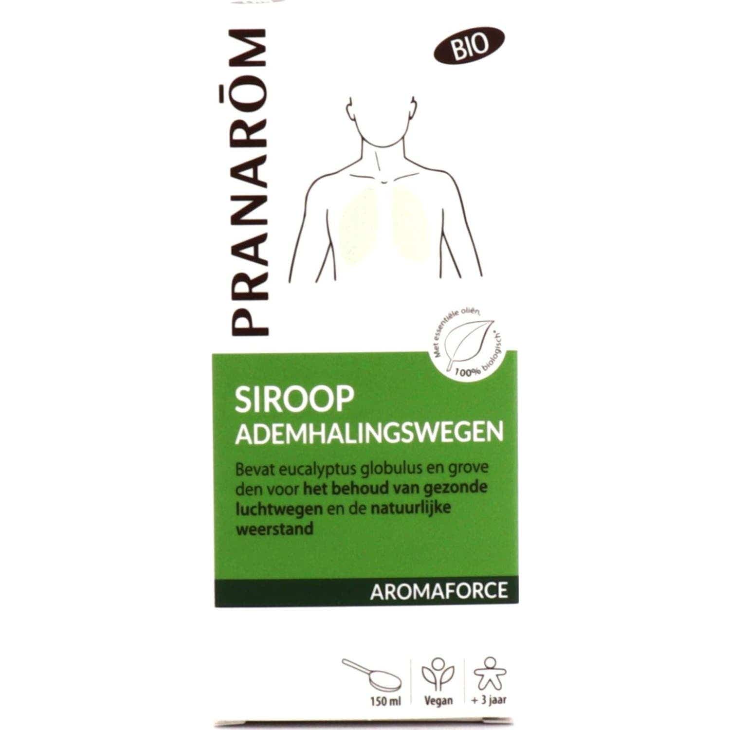Pranarôm Aromaforce Sirop Voies Respiratoires Bio 225ml
