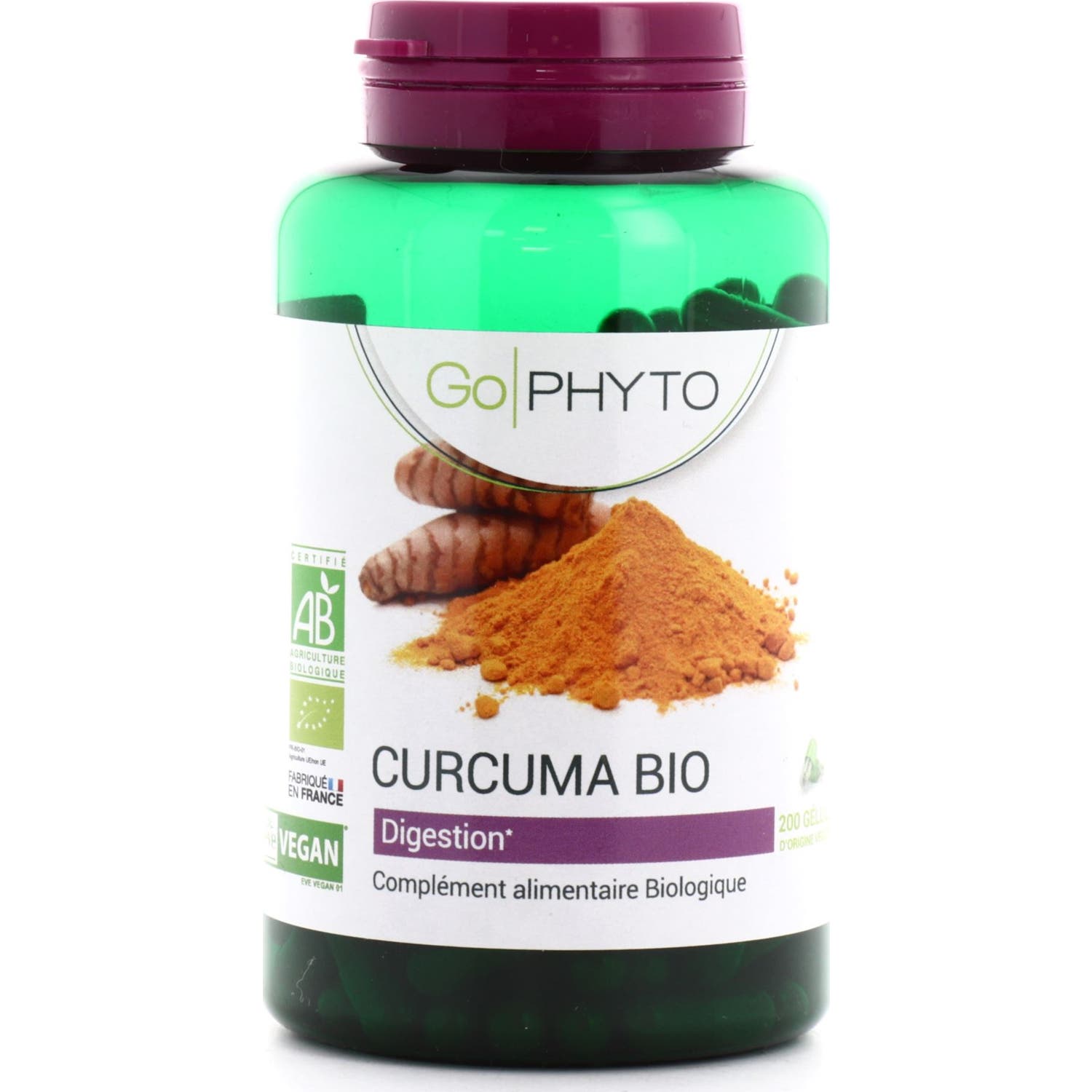 Go Phyto Curcuma Bio 200 Gélules