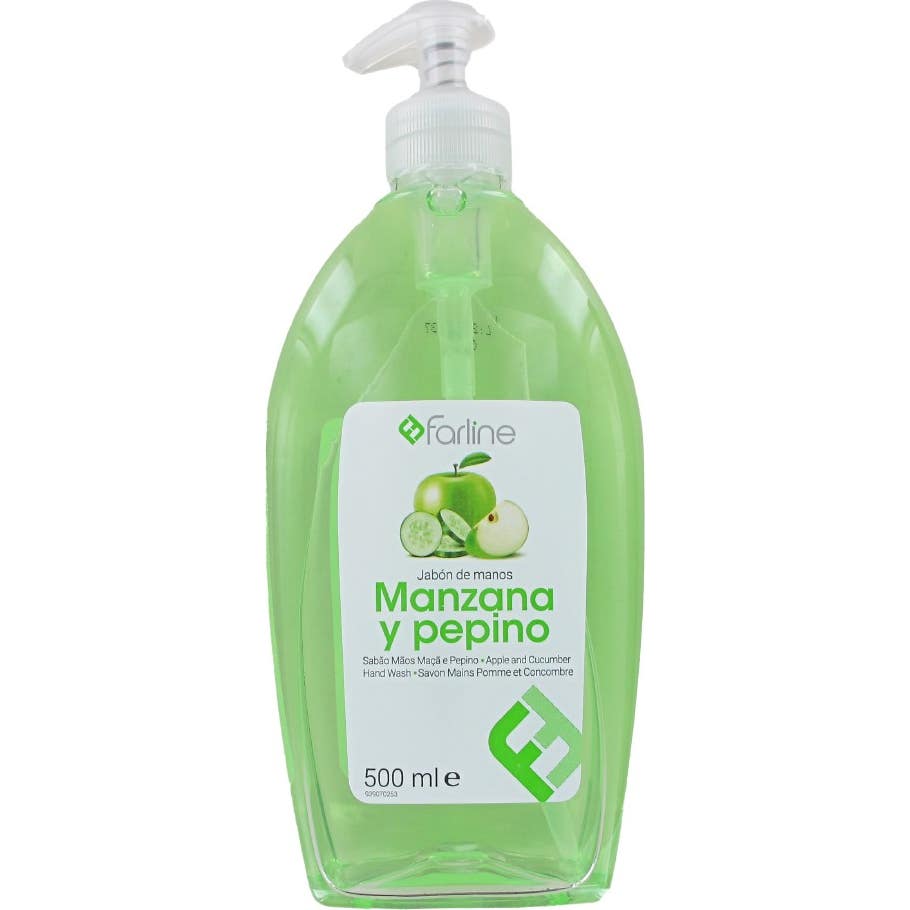 Farline Savon à Main Pomme et Concombre 500ml