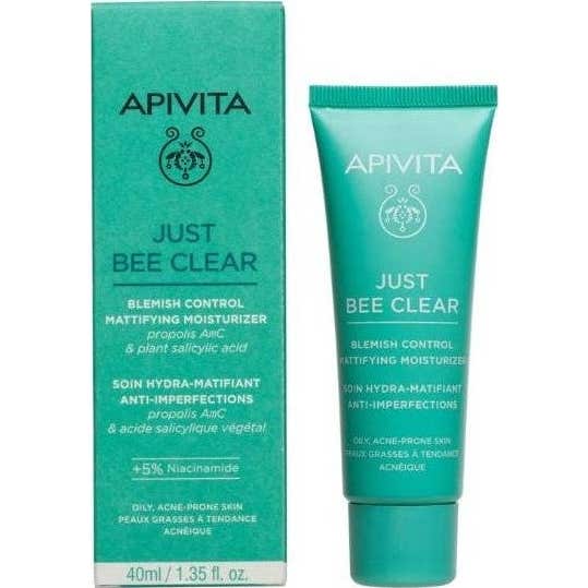 Apivita Just Bee Clear Crème Anti Imperfections Matifiant 40ml