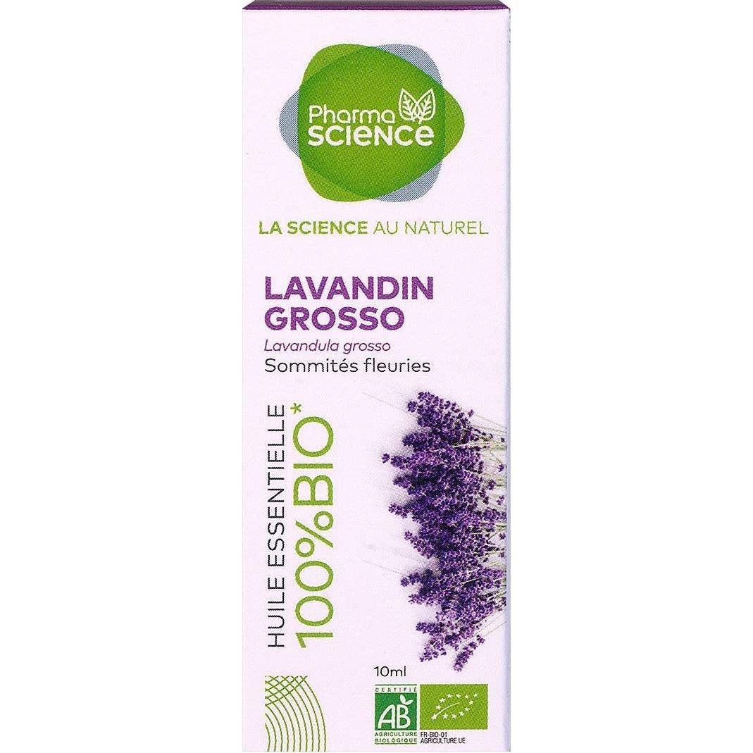 Pharmascience Huile Essentielle Lavandin Grosso Bio 10ml