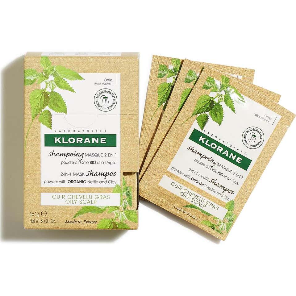 Klorane Shampooing Masque Ortie 2 En 1 8x3g