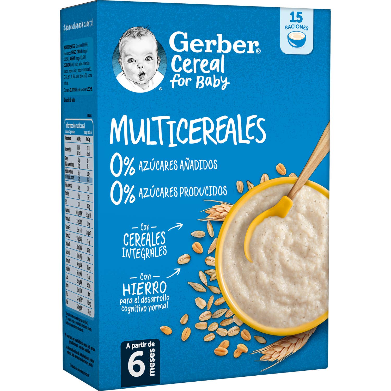 Gerber Multicereals No Added Sugars No Produced 270g