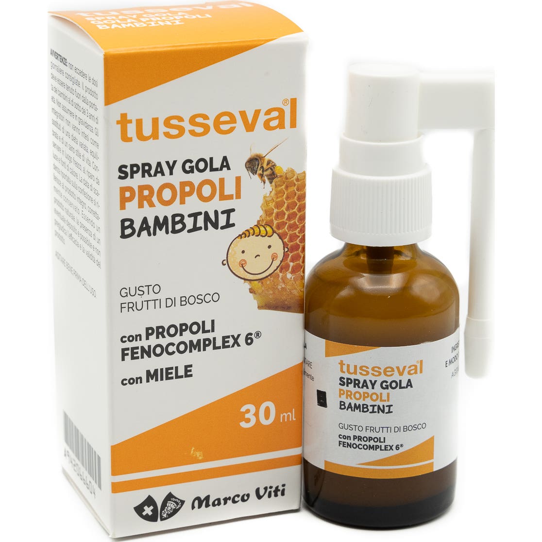 Marco Viti Tusseval Propolis Enfants Spray 30ml