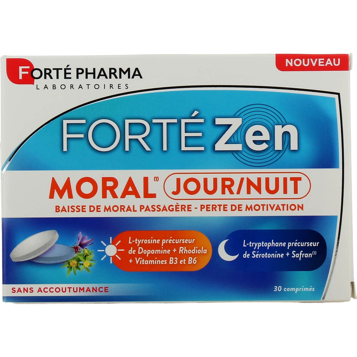 Forté Pharma Forté Zen Moral Jour Nuit 30 Comprimés