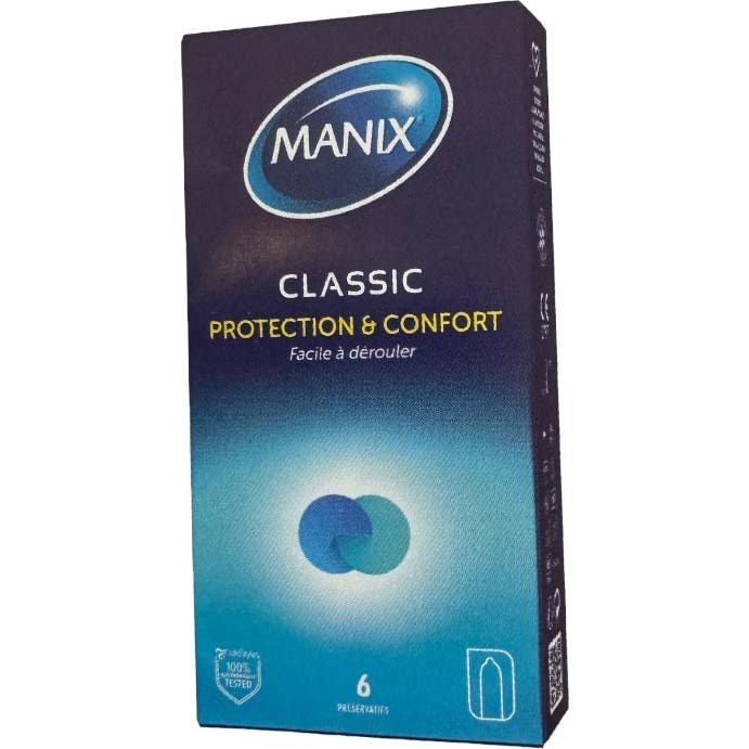 Manix Classic Protection Et Confort 6 Préservatifs