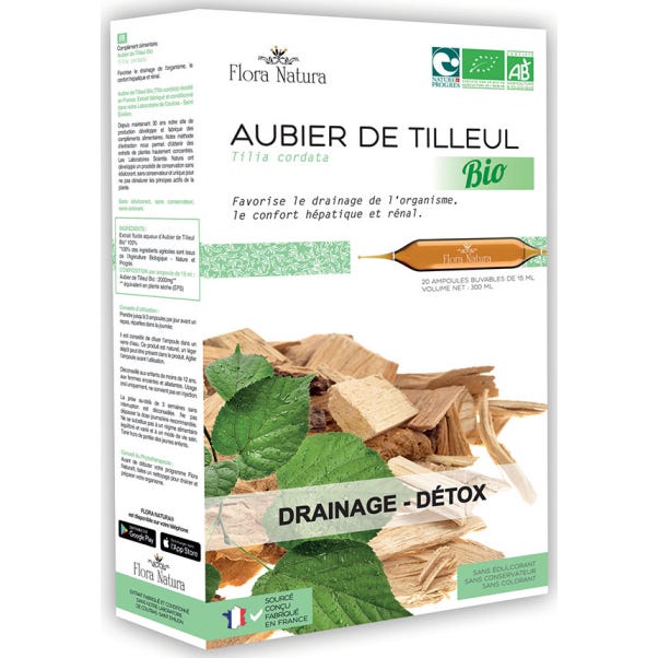 Flora Natura Aubier de Tilleul Bio 20x15ml