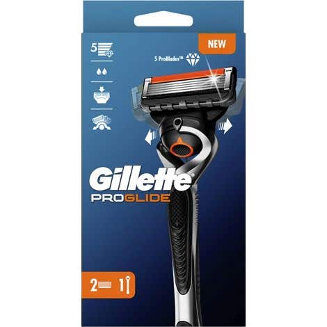 Gillette Proglide Rasoir 1 Unité + Recharge 2uts