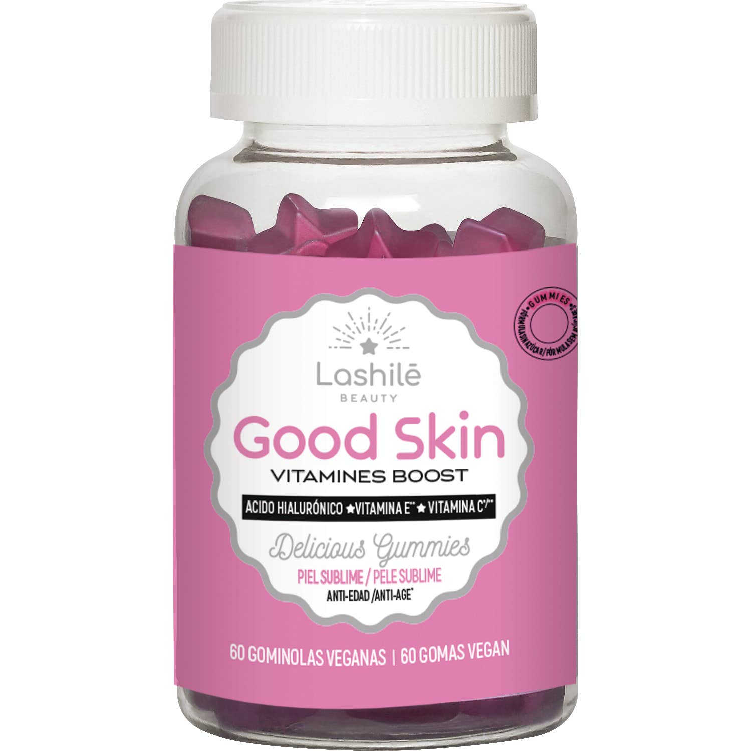 Lashilé Beauty Good Skin Vitamines Boost 60 Gummies