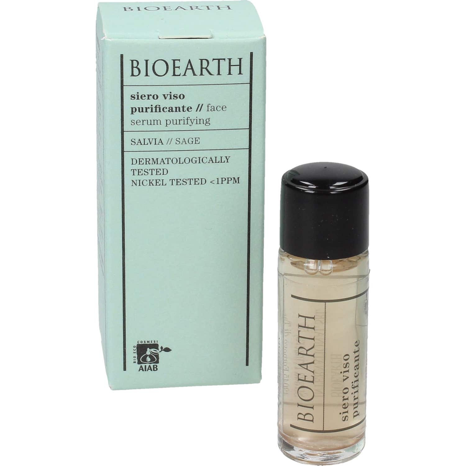 Bioearth Sérum purifiant pour le visage à la sauge 5ml